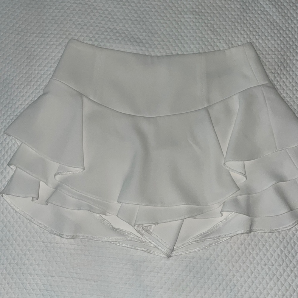 White Zara skort
